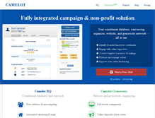 Tablet Screenshot of camelotapp.com